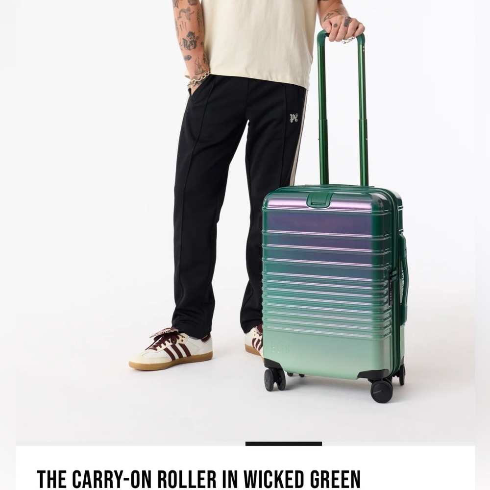 Beis luggage wicked green carry on roller elphaba